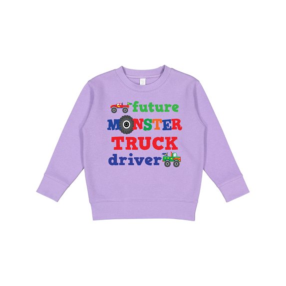 Inktastic Monster Truck Future Driver Toddler Sweatshirt