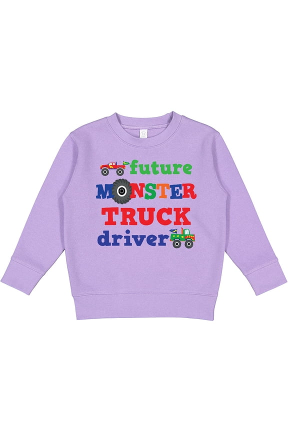 Monster Truck Future Driver Toddler Sweatshirt