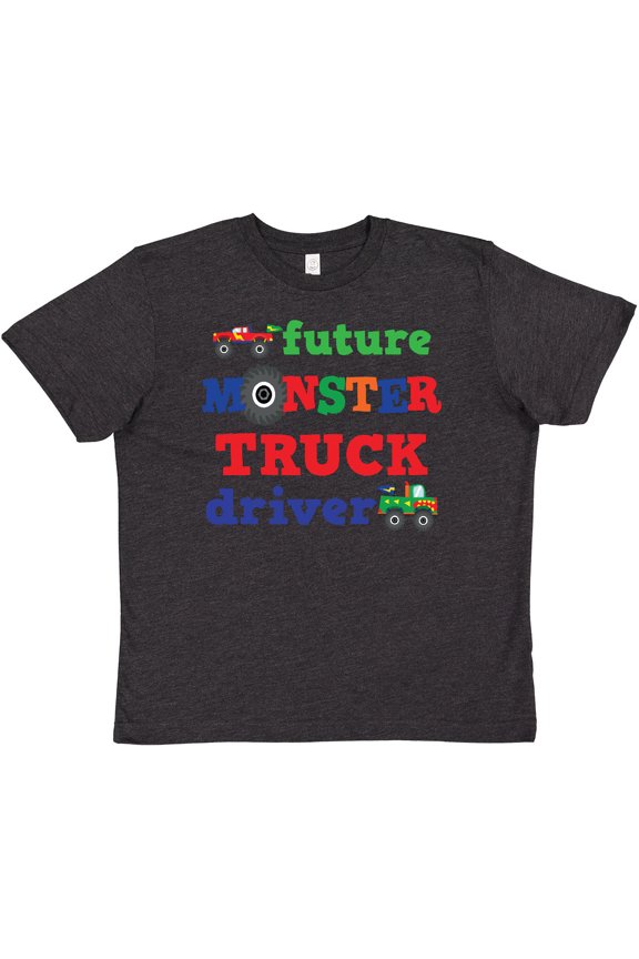 Monster Truck Future Driver Youth T-Shirt