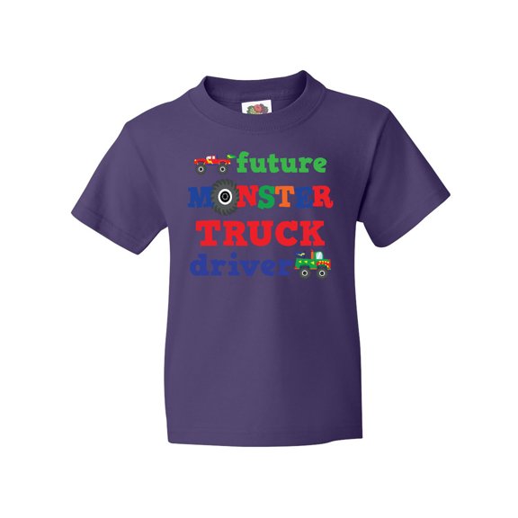 Inktastic Monster Truck Future Driver Youth T-Shirt