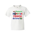 thumbnail image 1 of Inktastic Monster Truck Future Driver Youth T-Shirt, 1 of 5
