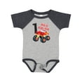 thumbnail image 1 of Inktastic Monster Truck How I Roll 1st Birthday Boys Baby Bodysuit, 1 of 5