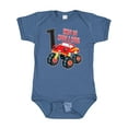 thumbnail image 1 of Inktastic Monster Truck How I Roll 1st Birthday Boys Baby Bodysuit, 1 of 5