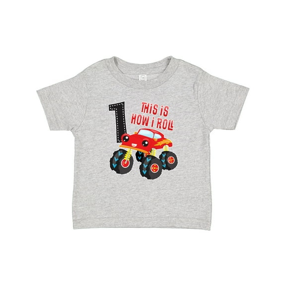 Inktastic Monster Truck How I Roll 1st Birthday Boys Baby T-Shirt