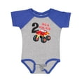 thumbnail image 1 of Inktastic Monster Truck How I Roll 2nd Birthday Boys Baby Bodysuit, 1 of 5