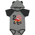 thumbnail image 1 of Inktastic Monster Truck How I Roll 2nd Birthday Boys Baby Bodysuit, 1 of 5
