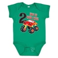 thumbnail image 1 of Inktastic Monster Truck How I Roll 2nd Birthday Boys Baby Bodysuit, 1 of 5
