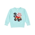thumbnail image 1 of Inktastic Monster Truck How I Roll 3rd Birthday Toddler Sweatshirt, 1 of 4