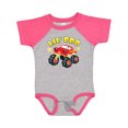 thumbnail image 1 of Inktastic Monster Truck Little Bro Boys Baby Bodysuit, 1 of 5