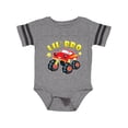 thumbnail image 1 of Inktastic Monster Truck Little Bro Boys Baby Bodysuit, 1 of 4