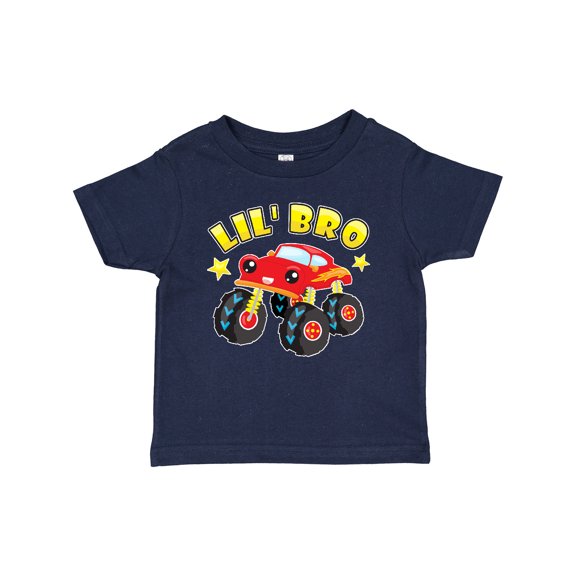 Inktastic Monster Truck Little Bro Boys Baby T-Shirt