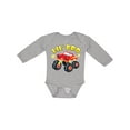 thumbnail image 1 of Inktastic Monster Truck Little Bro Boys Long Sleeve Baby Bodysuit, 1 of 5