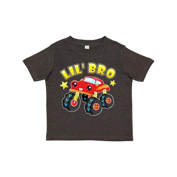 Inktastic Monster Truck Little Bro Boys Toddler T-Shirt