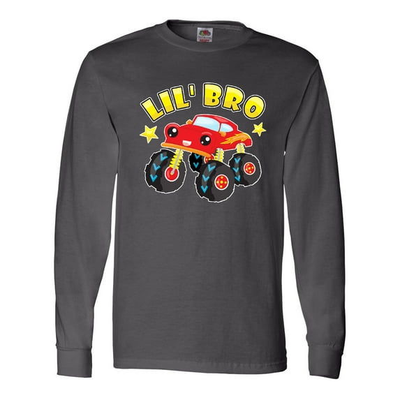 Inktastic Monster Truck Little Bro Long Sleeve T-Shirt