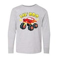 thumbnail image 1 of Inktastic Monster Truck Little Bro Long Sleeve Youth T-Shirt, 1 of 5