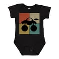 thumbnail image 1 of Inktastic Monster Truck Retro Racing Boys Baby Bodysuit, 1 of 5