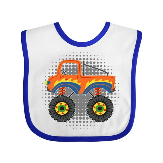Inktastic Monster Truck for Baby Boy Boys Baby Bib