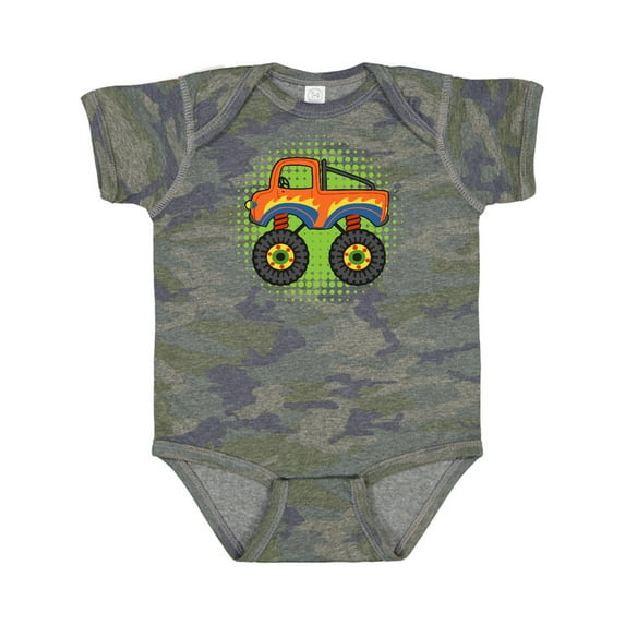 Inktastic Monster Truck for Boys Boys Baby Bodysuit