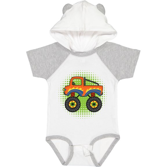 Inktastic Monster Truck for Boys Boys Baby Bodysuit