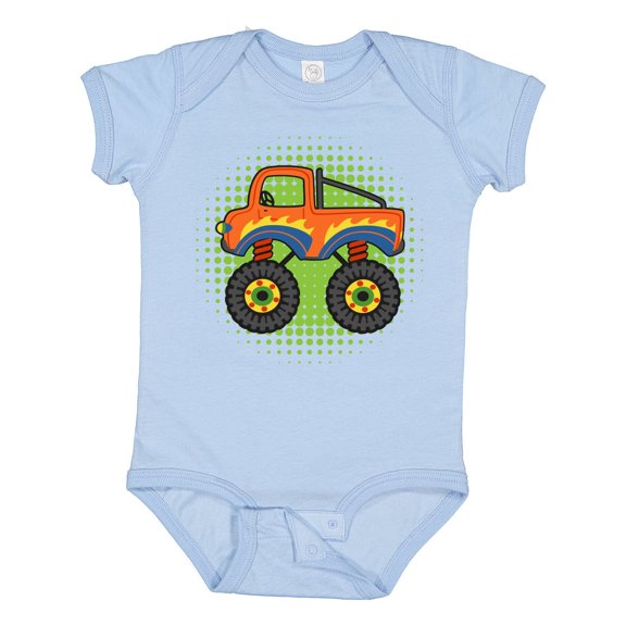 Inktastic Monster Truck for Boys Boys Baby Bodysuit