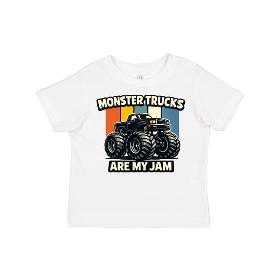 Inktastic Monster Trucks Are My Jam Boys or Girls Toddler T-Shirt