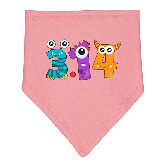 Inktastic Monsters Like Pi Pi Day Numbers Baby Bandana Bib