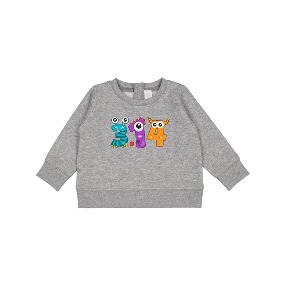 Inktastic Monsters Like Pi Pi Day Numbers Baby Sweatshirt