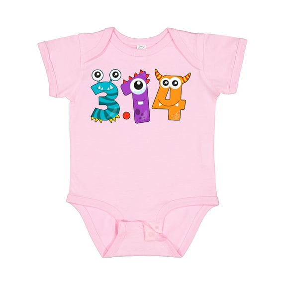 Inktastic Monsters Like Pi Pi Day Numbers Boys or Girls Baby Bodysuit
