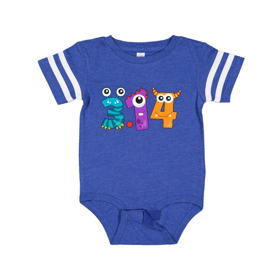 Inktastic Monsters Like Pi Pi Day Numbers Boys or Girls Baby Bodysuit