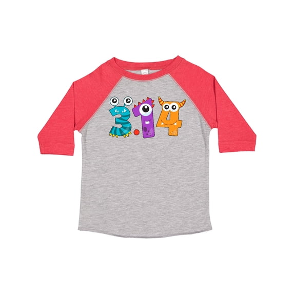 Inktastic Monsters Like Pi Pi Day Numbers Boys or Girls Toddler T-Shirt
