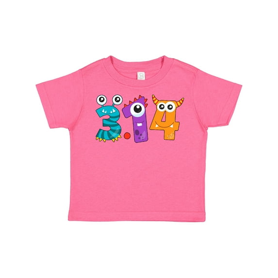 Inktastic Monsters Like Pi Pi Day Numbers Boys or Girls Toddler T-Shirt
