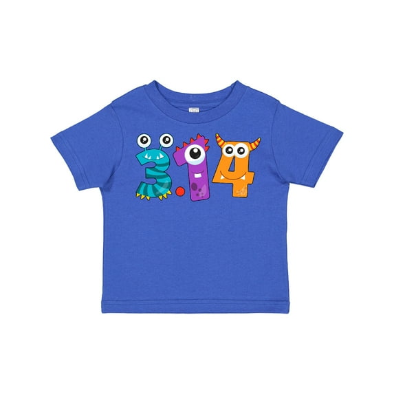 Inktastic Monsters Like Pi Pi Day Numbers Boys or Girls Toddler T-Shirt