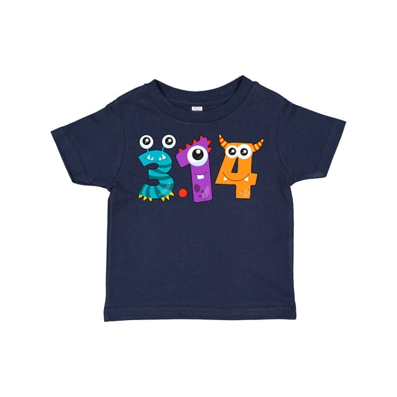 Inktastic Monsters Like Pi Pi Day Numbers Boys or Girls Toddler T-Shirt