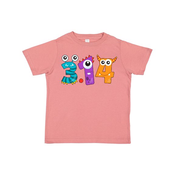 Inktastic Monsters Like Pi Pi Day Numbers Boys or Girls Toddler T-Shirt