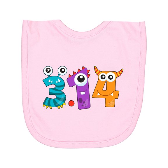 Inktastic Monsters Like Pi Pi Day Numbers Newborn Bib