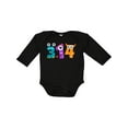 thumbnail image 1 of Inktastic Monsters Like Pi- Pi Day numbers Boys or Girls Long Sleeve Baby Bodysuit, 1 of 5