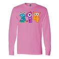 thumbnail image 1 of Inktastic Monsters Like Pi- Pi Day numbers Long Sleeve T-Shirt, 1 of 5