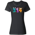 thumbnail image 1 of Inktastic Monsters Like Pi- Pi Day numbers Women's T-Shirt, 1 of 5