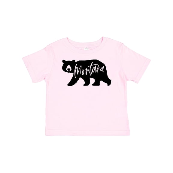 Inktastic Montana Black Bear Silhouette Boys or Girls Baby T-Shirt