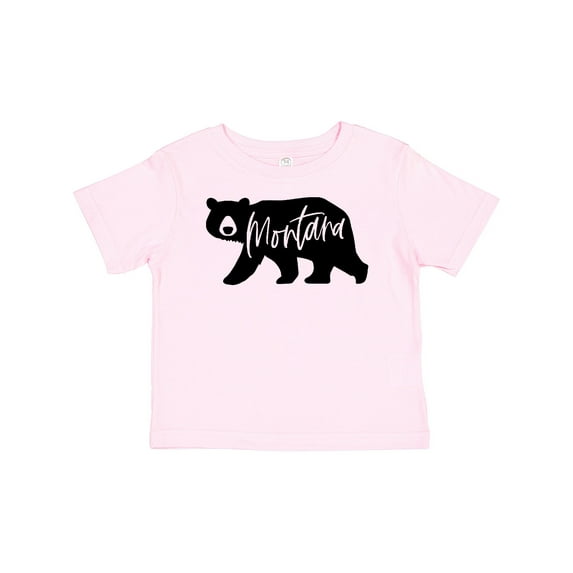 Inktastic Montana Black Bear Silhouette Boys or Girls Baby T-Shirt