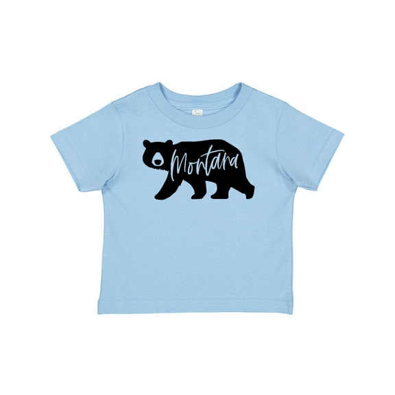 Inktastic Montana Black Bear Silhouette Boys or Girls Baby T-Shirt