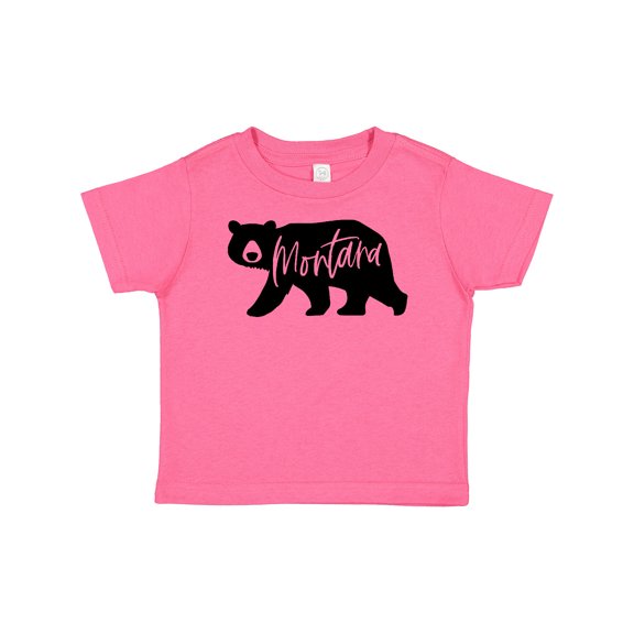 Inktastic Montana Black Bear Silhouette Boys or Girls Baby T-Shirt