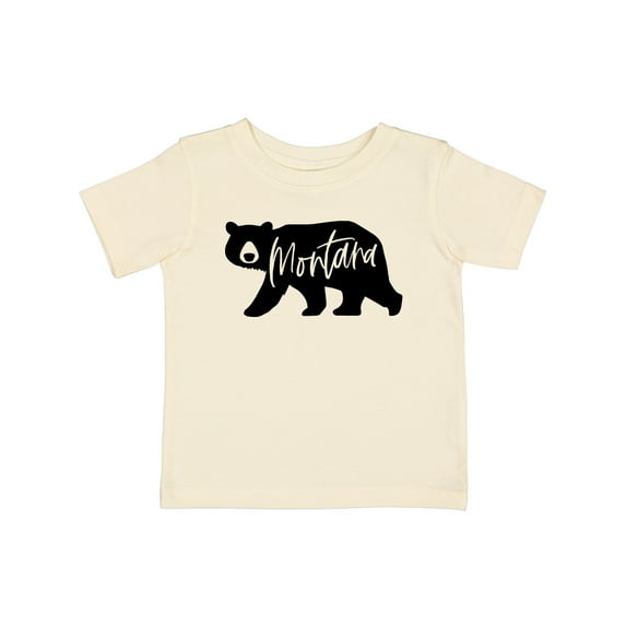 Inktastic Montana Black Bear Silhouette Boys or Girls Baby T-Shirt
