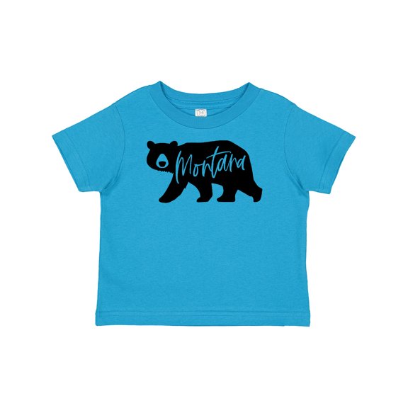 Inktastic Montana Black Bear Silhouette Boys or Girls Baby T-Shirt