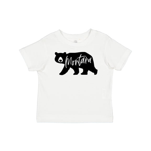Inktastic Montana Black Bear Silhouette Boys or Girls Baby T-Shirt