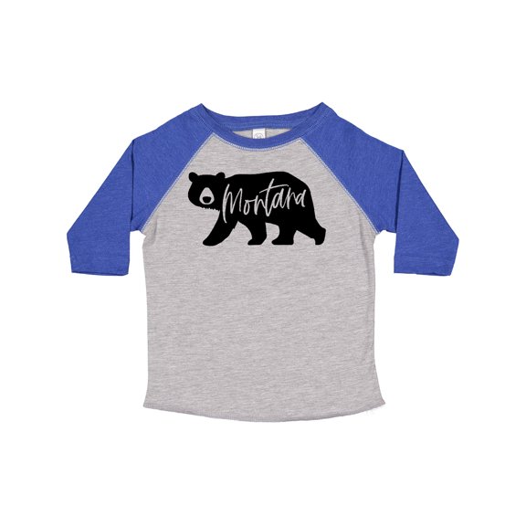 Inktastic Montana Black Bear Silhouette Boys or Girls Toddler T-Shirt