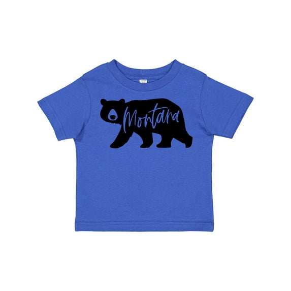 Inktastic Montana Black Bear Silhouette Boys or Girls Toddler T-Shirt