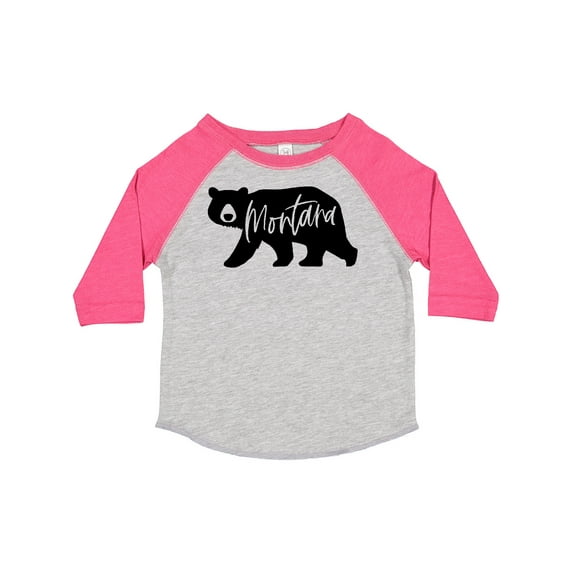 Inktastic Montana Black Bear Silhouette Boys or Girls Toddler T-Shirt