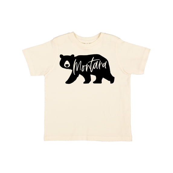 Inktastic Montana Black Bear Silhouette Boys or Girls Toddler T-Shirt