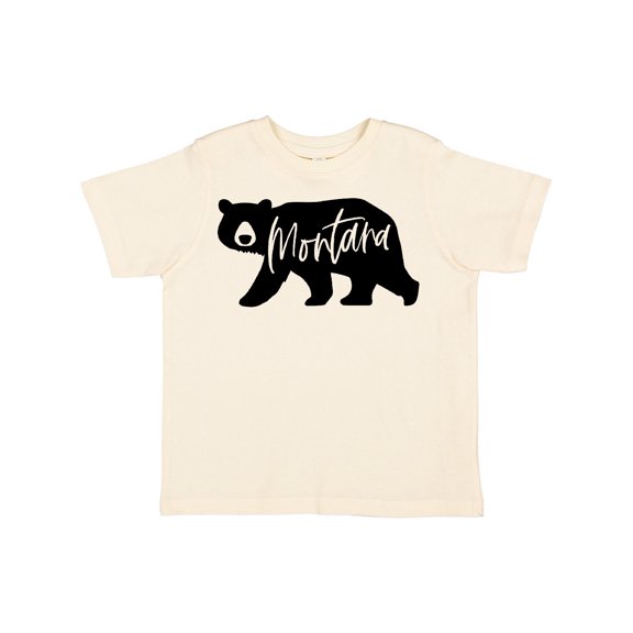 Inktastic Montana Black Bear Silhouette Boys or Girls Toddler T-Shirt